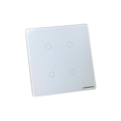 Imagem de Interruptor Inteligente Zigbee 4 Botões Touch - Branco