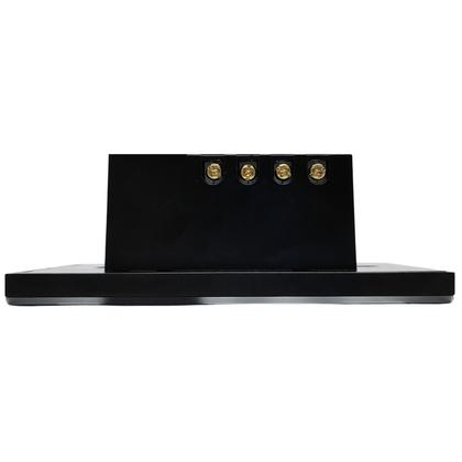 Imagem de Interruptor Inteligente Zigbee com 2 Botões Touch e Tomada Compatível Alexa google e Tuya - Preto