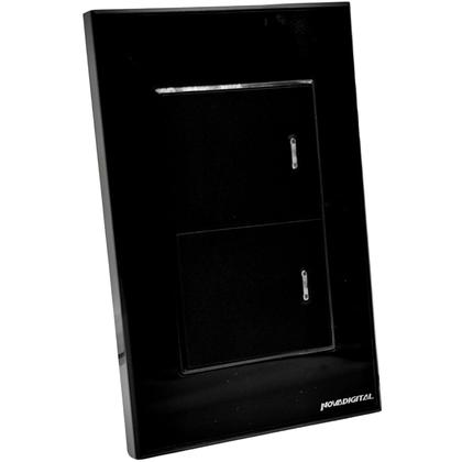 Imagem de Interruptor Inteligente Zigbee Novadigital 2 Teclas Físicas Tuya Smart Life Alexa 110V 220V Preto