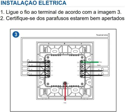Imagem de Interruptor Inteligente Zigbee Novadigital 6 Botões Teclas Físicas 4x4 Tuya Smart Life Compatível com Alexa e Google Home 110V 220V Bivolt Preto