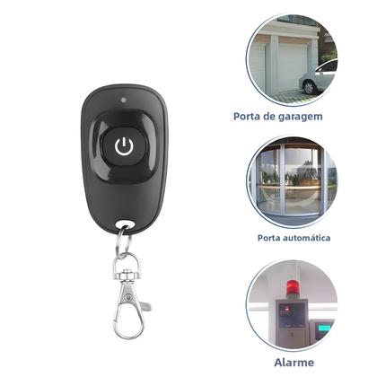 Imagem de Interruptor Mini Controle Remoto Sem Fio Universal 433Mhz Módulo Relé 12V 10A Para Motor Luz Portão