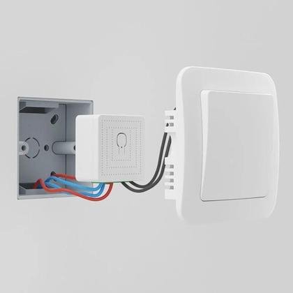 Imagem de Interruptor Mini Relé Wi-Fi Inteligente 16A Tuya Alexa JWCOM