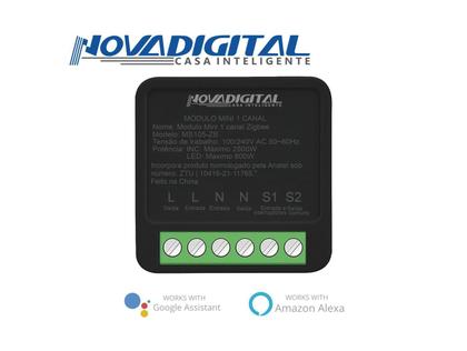 Imagem de Interruptor Mini Zigbee 1 Canal Novadigital