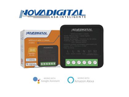 Imagem de Interruptor Mini Zigbee 1 Canal Novadigital