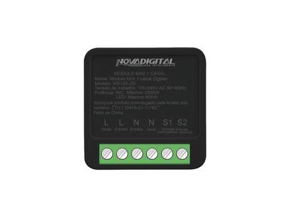 Imagem de Interruptor Mini Zigbee 1 Canal Novadigital
