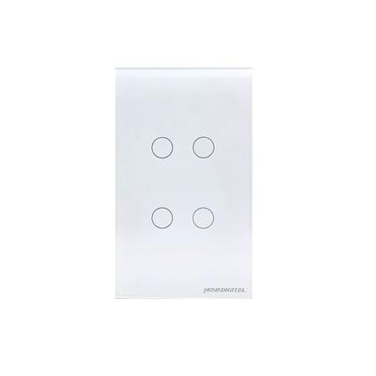 Imagem de Interruptor novadigital zigbee touch 4 botões