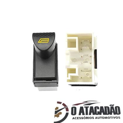 Imagem de Interruptor palio fire simples sem moldura fundo bra