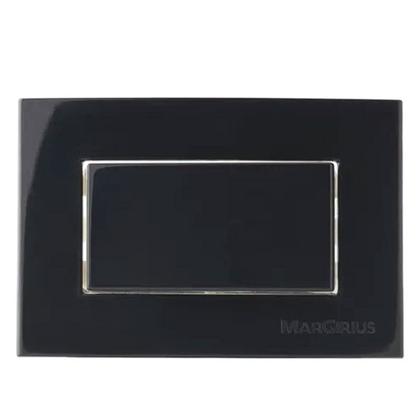 Imagem de Interruptor Para Móvel Preto 10A Margirius Embutir MDF Planejado