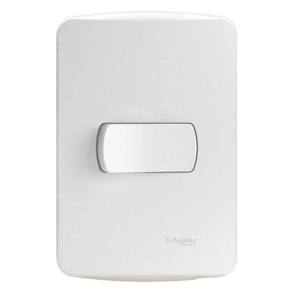 Imagem de Interruptor Paralelo 10A 4x2 1 Tecla Branco Miluz Schneider