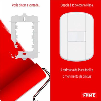 Imagem de Interruptor Paralelo 16a/250v Linha Blanc Mais Kit C/12 Und