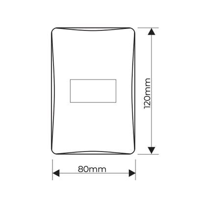 Imagem de Interruptor Paralelo Fame Habitat Black com Placa 4x2 Preto