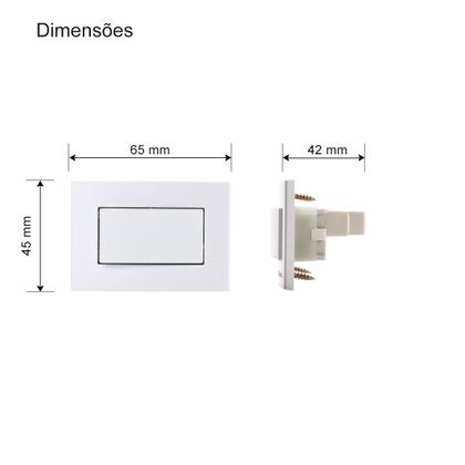 Imagem de Interruptor Paralelo P/moveis Mdf Margirius Clean Branco 10a