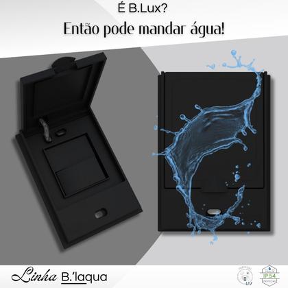 Imagem de Interruptor Paralelo Preto Prova Dagua Áreas Externa - B.lux