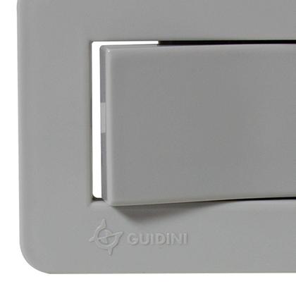 Imagem de Interruptor Paralelo Simples Cinza Easy Instal Para Embutir 1 Tecla de 6a 250v Guidini