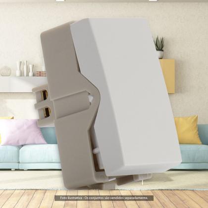 Imagem de Interruptor Paralelo/Three Way Branco Fosco Clean MarGirius