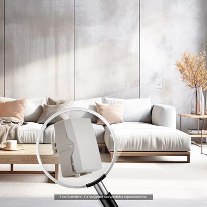 Imagem de Interruptor Paralelo/Three Way Branco Fosco Clean MarGirius