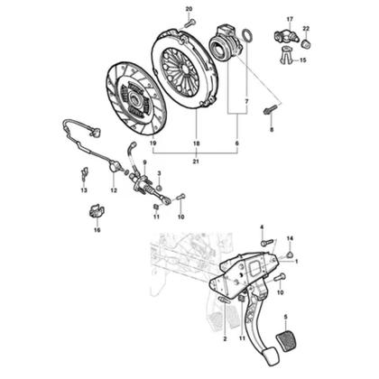 Imagem de Interruptor Pedal Embreagem - Vectra 2006 A 2011 - 15027967