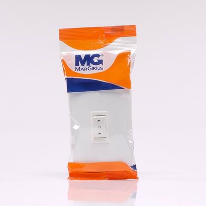 Imagem de Interruptor Persianas Cortinas + Placa 4x2 Margirius 10 Unid MarGirius