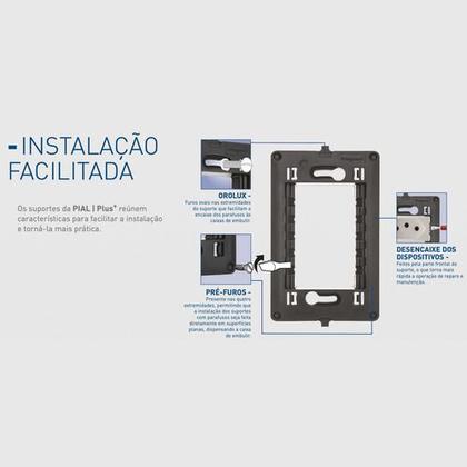 Imagem de Interruptor Pial Plus Led Indica Luz Acesa Localização 4x4