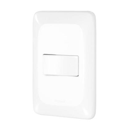 Imagem de Interruptor Pial Pop 1 Tecla Paralelo com Placa 4X2