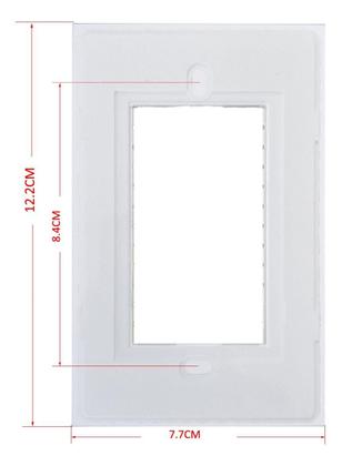 Imagem de Interruptor Premium De Parede Com Tomada Simples E Entrada Tipo C USB