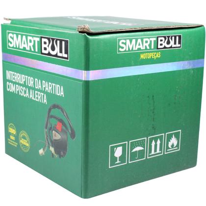 Imagem de Interruptor punho de partida botão com pisca alerta NXR160 Bros 2015 a 2022 modelo CB500
