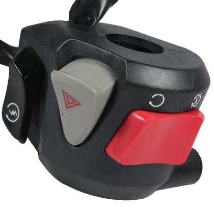 Imagem de Interruptor punho de partida botão com pisca alerta NXR160 Bros 2015 a 2022 modelo CB500