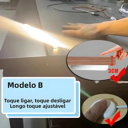 Imagem de Interruptor Sensor De Toque De Madeira Regulável 3.7~24V 3A Para Controle De Luz LED Em Casa