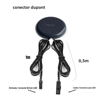 Imagem de Interruptor Sensor De Toque De Madeira Regulável 3.7~24V 3A Para Controle De Luz LED Em Casa