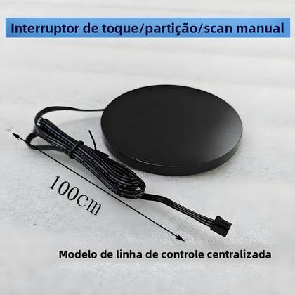 Imagem de Interruptor Sensor De Toque LED Dimmable 12V Para Painel De Madeira Controle De Iluminação Em Casa