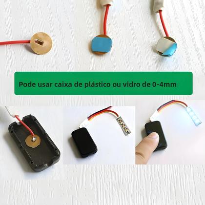 Imagem de Interruptor Sensor De Toque Mini De Modo Duplo 3.7-24V 2.5A Para Luz LED Nível De Água Painel De