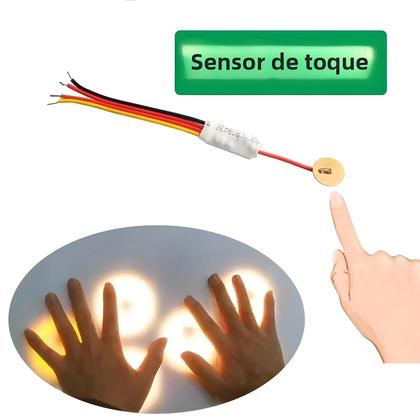 Imagem de Interruptor Sensor De Toque Mini De Modo Duplo 3.7-24V 2.5A Para Luz LED Nível De Água Painel De
