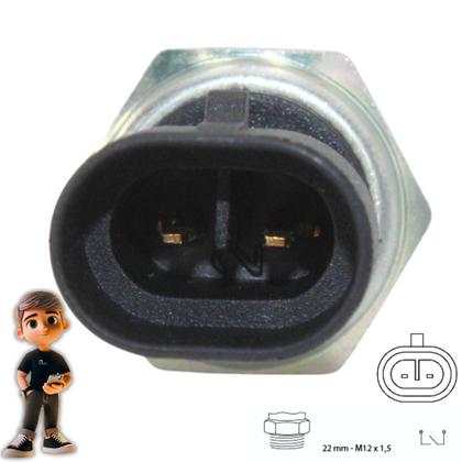 Imagem de Interruptor Sensor Luz De Ré Calibra Tigra Vectra S10 Blazer