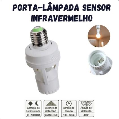 Imagem de Interruptor Sensor Presença Soquete com Fotocélula e Detecção Automática de Movimento