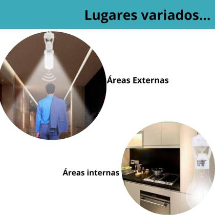 Imagem de Interruptor Sensor Presença  Soquete  com Fotocélula e Movimento Infravermelho
