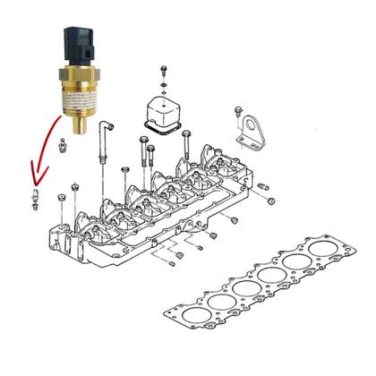 Imagem de Interruptor Sensor Temperatura F250 F350 F4000 1998/2013 Cummins 4BT F12000 F14000 F16000 1998/2005 Cummins 6BT