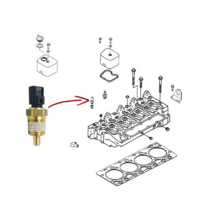 Imagem de Interruptor Sensor Temperatura F250 F350 F4000 1998/2013 Cummins 4BT F12000 F14000 F16000 1998/2005 Cummins 6BT