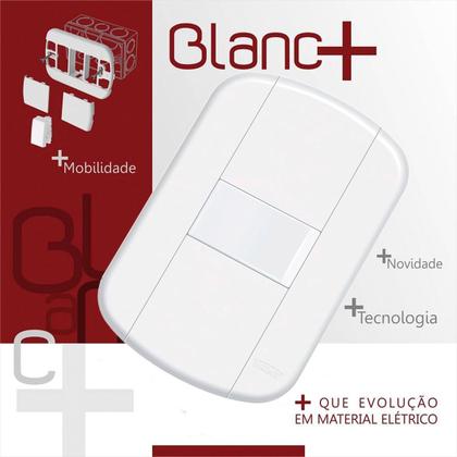 Imagem de Interruptor Simples 1 Tecla Branco 4X2 Blanc Mais Fame