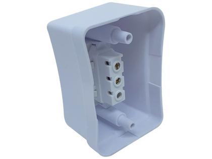 Imagem de Interruptor Simples 1 Tecla Sobrepor Externo Com Espelho Branco Linha Viena