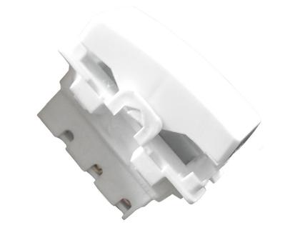 Imagem de Interruptor Simples 1 Tecla Sobrepor Externo Com Espelho Branco Linha Viena