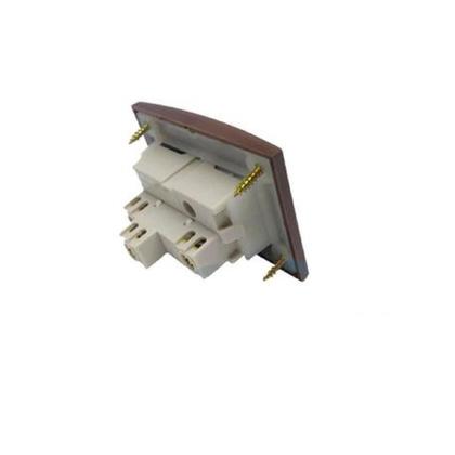 Imagem de Interruptor Simples 10A 250V Para Movel Marrom Sleek