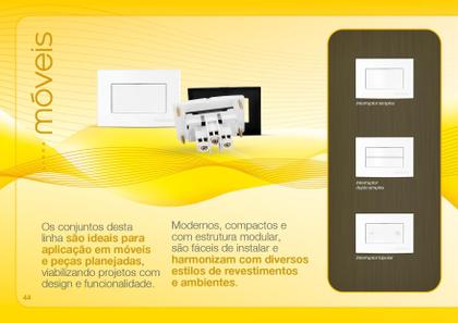 Imagem de Interruptor Simples 10A Embuti Movel Planejado Marceneiro Pt