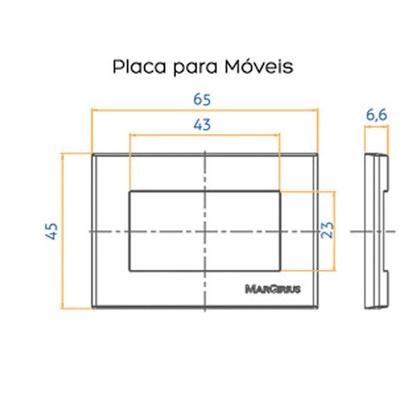 Imagem de Interruptor Simples 10A Embuti Movel Planejado Marceneiro Pt