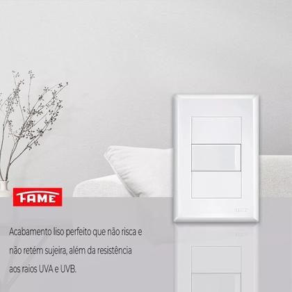Imagem de Interruptor Simples 16a/250v - Evidence - Fame- Kit 4 Unid.