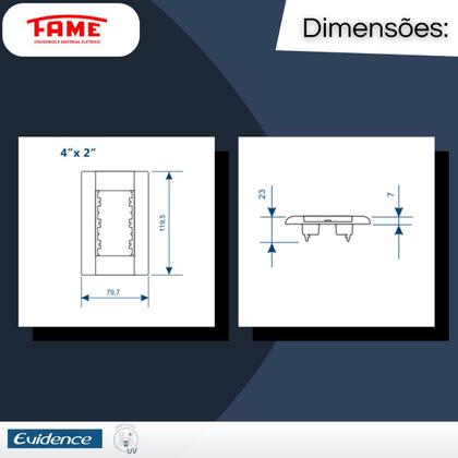 Imagem de Interruptor Simples 16A C/P EV - Fame