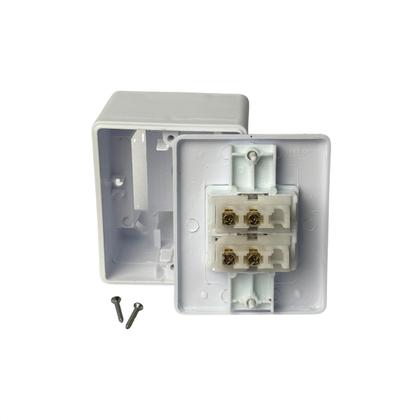 Imagem de Interruptor Simples 2 Teclas 6A 250V Branco