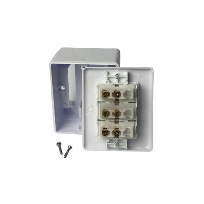 Imagem de Interruptor Simples 3 Teclas 6A 250V Branco