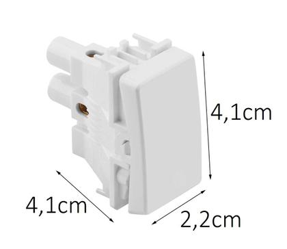 Imagem de Interruptor Simples Branco 10A 250V - SIMON