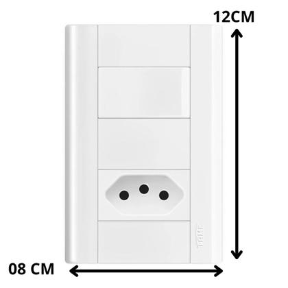 Imagem de Interruptor Simples e Tomada Modulare 2P+T 20A/250V - Fame