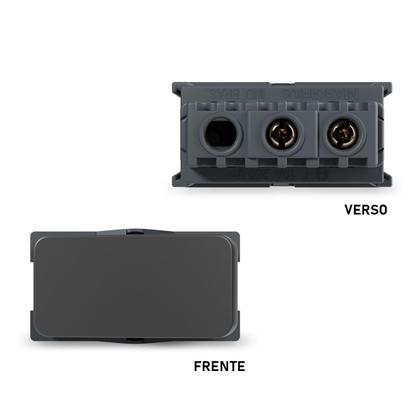 Imagem de Interruptor Simples MarGirius B3 Grafite